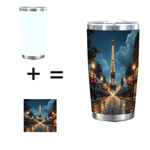 แก้วน้ำสแตนเลส 20 ออนซ์ แบบสองชั้น เก็บอุณหภูมิ แก้วเดินทางรักษ์โลก - Product Image 1