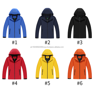 Logotipo personalizado impermeable Plus polar Zip Up chaquetas al aire libre ropa de trabajo chaqueta cortavientos - Product Image 5