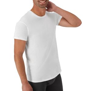 เสื้อยืดคอตตอนพรีเมียมสำหรับผู้ชาย สกรีนโลโก้ได้  แบบเรียบ คอกลม น้ำหนักเบา แขนสั้น สวมใส่สบาย ขายส่ง รับผลิตแบบ OEM ODM - Product Image 2