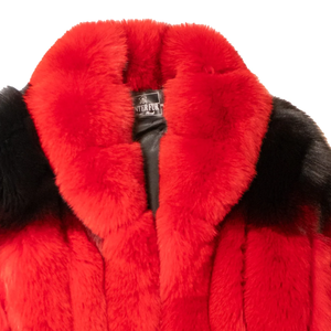 Manteau en fausse fourrure de luxe pour femme, long et chaud, idéal pour l'hiver, vêtement d'extérieur tendance, fabrication sur mesure OEM ODM, vente en gros - Product Image 2