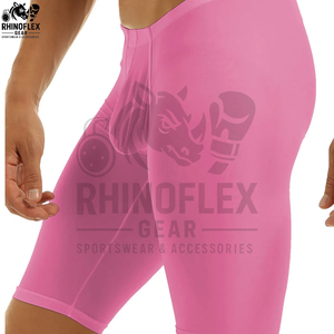 Compression Shorts for Men Double <b>Layered</b> Compression Shorts Sports Gym Running Shorts for Men - Product Image 2