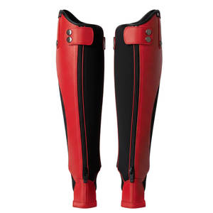 Protectores de Piernas de Cuero para Caballos, de Primera Calidad, con Correa Ajustable, para Trabajo al Aire Libre - Product Image 1