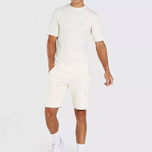 2 Piece New Arrival Unique Design High quality Sweat Suit Clothing <b>Set</b> Short Sleeve Comfortable Fitted Jersey Fabric <b>Twin</b> <b>set</b> - Product Image 1