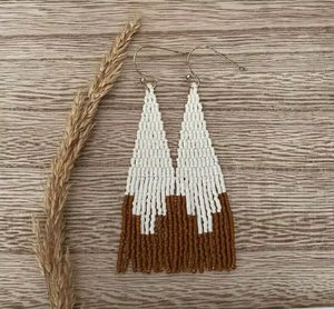 Boucles d'oreilles artisanales en gros, style ethnique, perles, par HF CRAFTS - Product Image 1