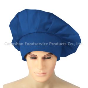 New Woven <b>Plain</b> Dyed American Style 100% Cotton Chef's Mushroom <b>Caps</b> Cangshan Fodservice <b>Cap</b> Cotton Mushroom <b>Cap</b> - Product Image 1