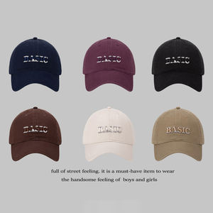 Casquette de baseball décontractée vintage avec logo personnalisé, effet délavé, brodée, pour hommes et femmes - Product Image 3