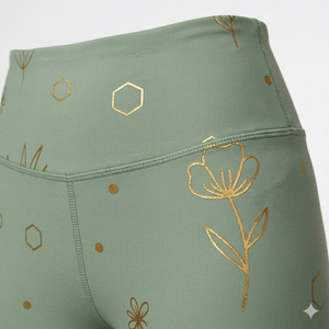 Leggings de compression pour femmes en gros, sur mesure, respirants, écologiques, séchage rapide, tissu nylon de haute qualité, service OEM - Product Image 5