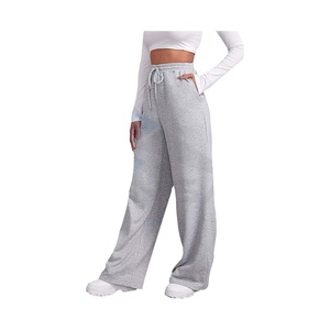 Pantalon de survêtement pour femme, design optimal, logo personnalisé, en polaire polyester/coton, taille élastique, coutures plates, haute qualité, style urbain - Product Image 1