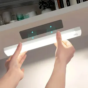 Barra de lámpara de luz de emergencia LED de Control de interruptor regulable continuo montado en la pared ultrafino portátil pequeño con imán para casa interior