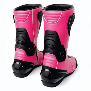 Custom Made Winter <b>Summer</b> Windproof Genuine Leather Motorcycle Racing <b>Boots</b> Waterproof Breathable Comfortable Unisex - Product Image 3
