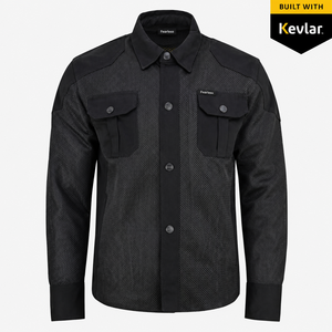 Chemise de moto légère pour l'été, vêtement de protection pour climat chaud, fabrication OEM et ODM personnalisée, doublure en aramide CE LVL2 - Product Image 4