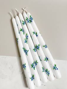 Velas Decorativas Pintadas a Mano, Coloridas y Modernas para Decoración del Hogar (Juego de 4) para Bodas, Halloween, Pascua y Diwali - Product Image 4