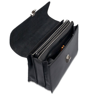 Bolsos de Negocios de Cuero Modernos al por Mayor, Maletín de Oficina con Logotipo Personalizado, Porta Laptop con Cierre Seguro, Bolsos de Negocios de Cuero para Viaje - Product Image 4