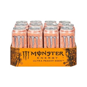 <b>Zero</b> <b>Sugar</b> Energy Drink There Monster Ultra Peachy Keen Smooth Peach Energy Experience - Product Image 1