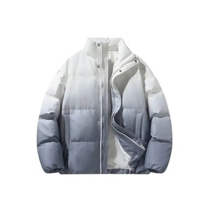 Wholesale Custom OEM Printed Canvas Puffer <b>Jacket</b> for <b>Men</b> with Plus Size Option <b>Waterproof</b> Casual <b>Winter</b> <b>Jacket</b> with Pockets - Product Image 1