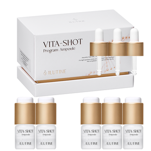 Ampolla iluminadora con vitamina C para recuperar la luminosidad de la piel opaca, solución profesional para el cuidado de la piel, no grasa, 28 días - Product Image 1