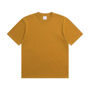 เสื้อยืดสตรีทแวร์แขนสั้นน้ำหนักเบาคุณภาพสูงสำหรับผู้ชาย ขายส่งเสื้อผ้าสตรีทแวร์ฤดูร้อนแบบหนา รับสกรีนโลโก้ - Product Image 5