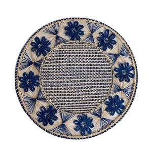 Assiettes de présentation en fibre de banane naturelle, tailles personnalisables, variété de couleurs, faites à la main, pour décoration de table 2025 – Vente chaude - Product Image 2