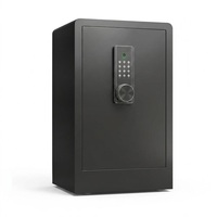 Caja Fuerte de Seguridad de Acero de 80 cm para Oficina en Casa, con Huella Dactilar y Código Digital, Antirrobo