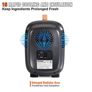Mini Frigo Portatile AC/DC da 4 Litri/6 Lattine, Silenzioso, Raffreddatore e Riscaldatore per Bevande, Prodotti per la Cura della Pelle e Cosmetici - Product Image 4