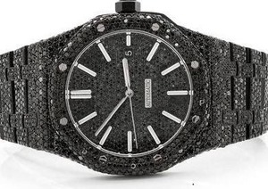 Men's Iced Out Hip Hop Bussdown Automatic Diamond <b>Watch</b> <b>Black</b> Moissanite Fashion Jewelry for Business Use - Product Image 5