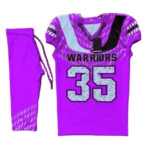 Plus Size Breathable 100% Polyester American Football Uniform Wholesale Top Selling Durable Material American Football Uniform - Product Image 1