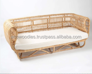 Sofá de Bambú Moderno de 3 Plazas, Ecológico, para Dormitorio, Villa, Jardín, Comedor, Uso Interior y Exterior, Superventas - Product Image 5