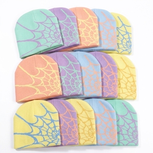Bonnet unisexe en jacquard, bonnet d'hiver tricoté personnalisé en fibre acrylique, impression numérique, vente en gros pour les voyages - Product Image 6