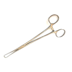 Pinzas Quirúrgicas de Acero Inoxidable de 10 Pulgadas, Instrumentos Médicos Veterinarios Reutilizables y Autoclavables, Herramienta de Agarre de Precisión para Hospital - Product Image 2