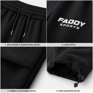 Pantalones Deportivos Anchos Personalizados para Hombre, Pantalones Jogger 3/4, Corte Holgado, Estilo Urbano, Hip Hop, Casual, para Entrenamiento Deportivo - Product Image 6