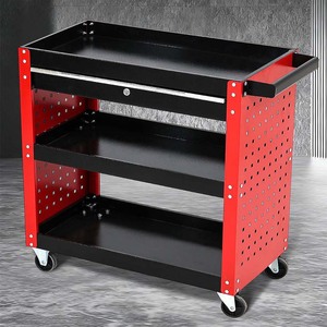 Hot Selling Heavy Duty 3-Tier Industrial Mobile <b>Tool</b> Storage <b>Cabinet</b> Wheels Customized OEM/ODM/OBM Support 300kg Load Capacity - Product Image 6