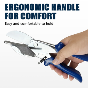LEMATEC 45-120 Degree Angle Miter Shear Cutter Sharp Manual Trimming <b>Tool</b> for PVC Plastic Trim Molding <b>Cutting</b> - Product Image 4