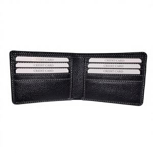 กระเป๋าสตางค์ใบสั้นหนังแท้กันน้ำของผู้ชายแฟชั่นออกแบบได้ตามต้องการตกแต่งด้วยตัวอักษรของขวัญเปิดใช้ส่วนตัวได้ - Product Image 1