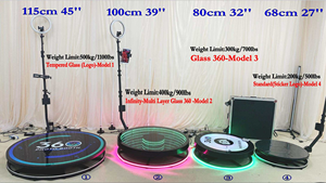 Il più nuovo Design piattaforma rotante Selfie Abyss Camera fondale chiosco macchina Photobooth Ipad Magic Mirror 360 Video Booth - Product Image 2