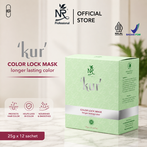 MASCARILLA CREMA Fijadora del Color NR KUR para el CUIDADO del CABELLO TEÑIDO con FÓRMULA REPARADORA DEL CABELLO 12X25G - Product Image 2