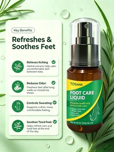 Líquido para el Cuidado de los Pies, Líquido Natural a Base de Hierbas para Aliviar el Cansancio y el Dolor de los Pies - Product Image 1