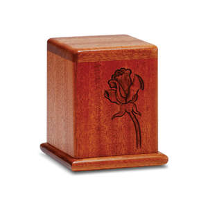 Urne funéraire en bois personnalisée écologique, coffre commémoratif décoratif, petite à grande capacité, cercueil de crémation pour la maison et le cimetière - Product Image 1