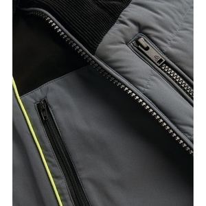 Custom Black puffer jacket men <b>Stand</b> collar windproof winter <b>coat</b> <b>Slim</b> fit down filled jacket Casual zipper closure puffer - Product Image 4