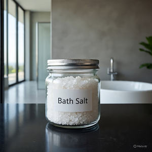 Cristaux de bain exfoliants au sel de l'Himalaya et à la lavande, éco-responsables, en sachet stand-up, hydratants, cadeau Fête des Mères - Product Image 4