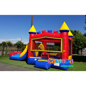 Bouncing thương mại nhảy bouncy lâu đài Inflatable Bouncer trượt nước nhà bị trả lại với hồ bơi - Product Image 5