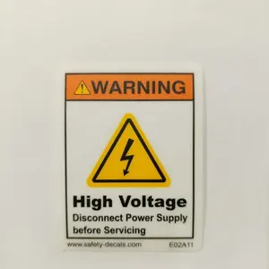 Advertencia: Banda Transportadora Puede Atrapar, No Operar sin Protector en Su Asiento, Adhesivos de Seguridad para Protección de Maquinaria Industrial - Product Image 1