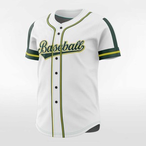 Camiseta de Béisbol Sublimada Transpirable de Alto Rendimiento, Diseño Personalizado para Equipos, Uniforme Deportivo para Equipos Profesionales - Product Image 4