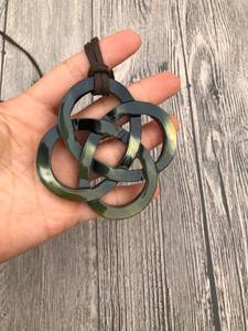 สร้อยคอจี้รูปเงื่อนเซลติกจี้เขาเครื่องประดับเขาควาย-เครื่องประดับเซลติกเครื่องประดับเขาควายเครื่องประดับเครื่องประดับไอริช - Product Image 2