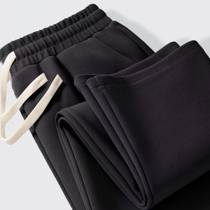 Nuevos Pantalones Jogger Casuales Ligeros para Hombre, de Moda, Ajuste Holgado, Cintura Media, de Lona Antiarrugas, Pierna Ancha Recta, Otoño Invierno - Product Image 1