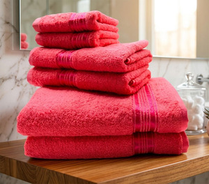 Luxury Cotton Disposable Cooling Quick-Dry Solid Color <b>Bath</b> <b>Towel</b> Soft Thick Highly Absorbent for Bathroom Kitchen - Product Image 1