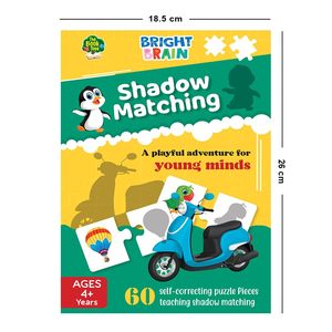 Le jeu de puzzle d'association d'ombres d'arbres 60 pièces, thème dessin animé, imprimé sur papier, jouet éducatif pour enfants de 4 ans et plus - Product Image 6