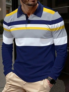 Polo personnalisé en gros pour hommes et unisexe, tissu en coton et polyester de qualité supérieure, couleur, style et logo personnalisés, polo de haute qualité - Product Image 2