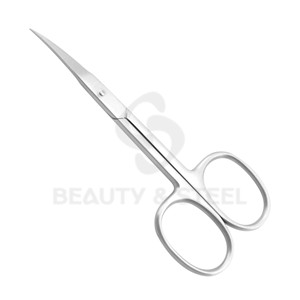 Ciseaux de manucure en argent poli de qualité supérieure avec bord droit professionnel et poignées ergonomiques pour une précision de salon - Product Image 6