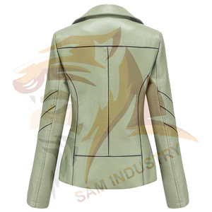 Chaquetas de Cuero para Mujer a Precio de Mayoreo, Nueva Llegada, Chaquetas de Cuero con Diseño Personalizado y Color Personalizado, Tejidas en Algodón - Product Image 3