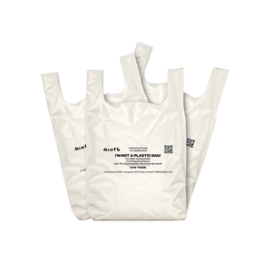 Bolsas de Compras Biodegradables y Compostables de Polietileno con Corte en U, Impresión Flexográfica, Venta al Por Mayor - Product Image 1